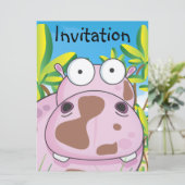 Hippo Einladung (Stehend Vorderseite)