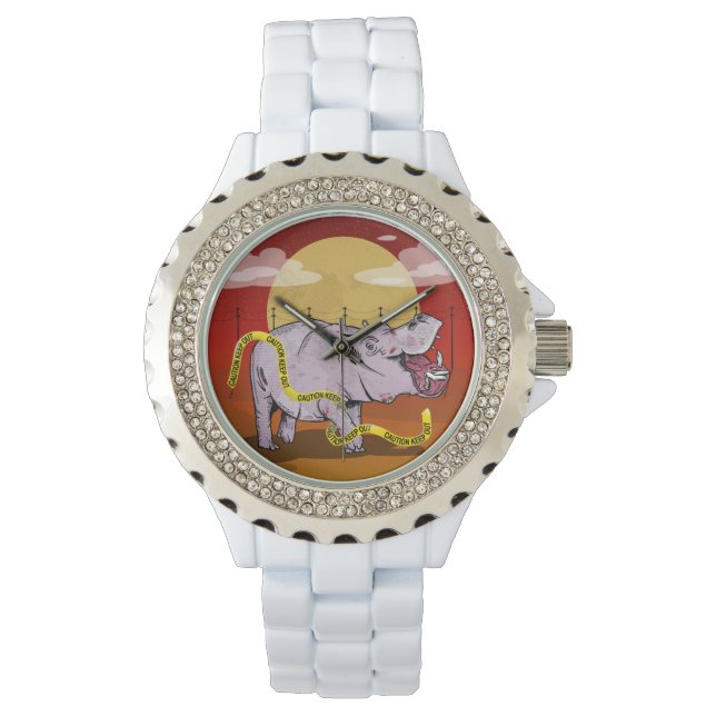 Hippo Escape Armbanduhr (Vorderseite)