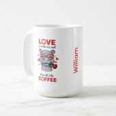 Hippo Express Your Love Mug Kaffeetasse (Vorderseite Links)
