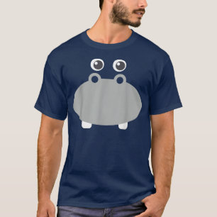 Hippo Face Kostüm Halloween, so tun, als wäre ich  T-Shirt