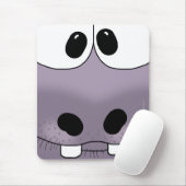 Hippo Face Mousepad (Mit Mouse)