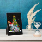 Hippo Fiona Christmas Tree Hippopotamus Fotoplatte (Seite)