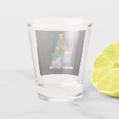 Hippo Fiona Christmas Tree Hippopotamus Schnapsglas (Rückseite)