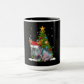 Hippo Fiona Christmas Tree Hippopotamus Tasse (Zentrum)