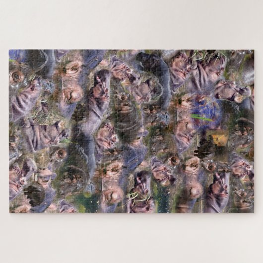 Hippo Foto Collarge, Puzzle (Horizontal)