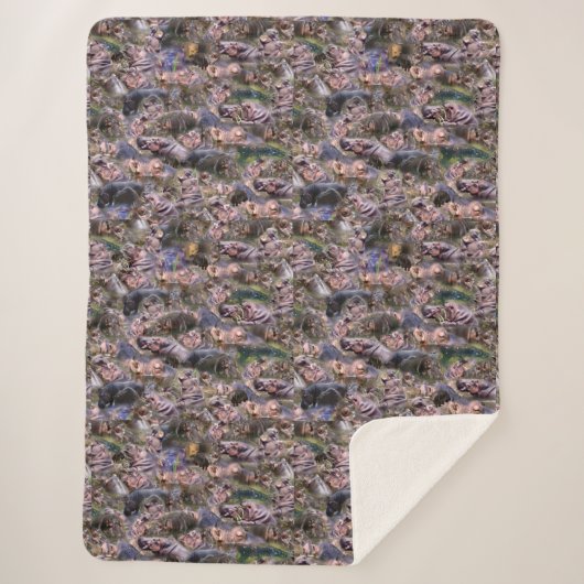 Hippo Foto Collarge, Sherpadecke (Vorderseite)