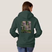 Hippo-FotoCollage, Hoodie (Schwarz voll)