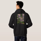 Hippo-FotoCollage, Hoodie (Schwarz voll)