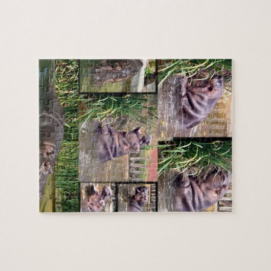 Hippo-FotoCollage, Puzzle (Horizontal)