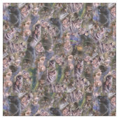 Hippo-FotoCollage, Stoff (Nahaufnahme)