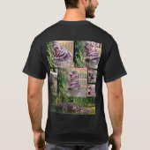 Hippo-FotoCollage, T-Shirt (Rückseite)