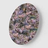 Hippo Fotos Collarge, Große Wanduhr (Winkel)
