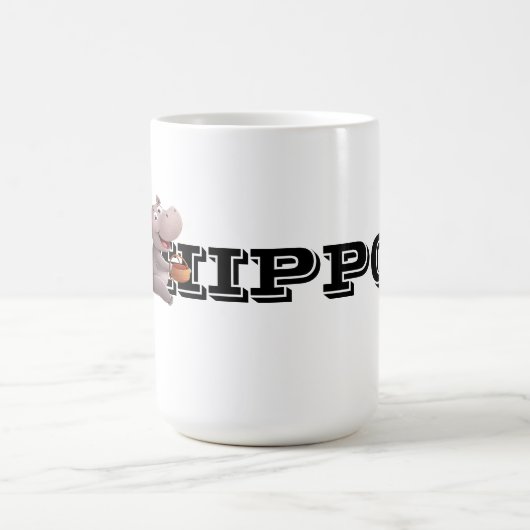 Hippo Fun Scene Kaffeetasse (Mittel)