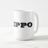 Hippo Fun Scene Kaffeetasse (VorderseiteRechts)