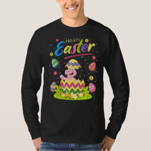 Hippo Funny Oaster Egg Hippopotamus Happy Oaster T-Shirt