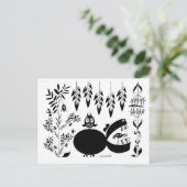 Hippo-Gähnen Postkarte (Stehend Vorderseite)