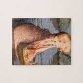Hippo-Gähnen, Tansania Puzzle (Horizontal)
