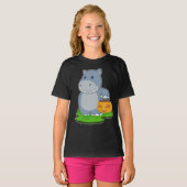 Hippo Halloween Pumpkin T-Shirt (Vorne ganz)
