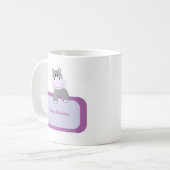 Hippo Happy Birthday Kaffeetasse (Vorderseite Links)