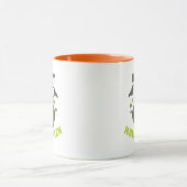 Hippo Happy Halloween Cauldron Bat Tasse (Zentrum)