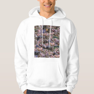 **"Hippo Haven: Eine spielerische Collage der Ries Hoodie