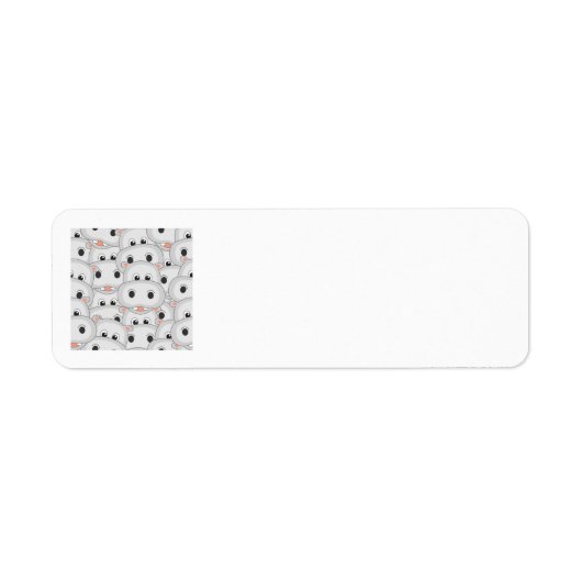 Hippo Head Address Labels (Vorne)