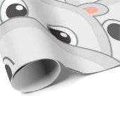 Hippo Head Wrapping Paper Geschenkpapier (Rolleneckpunkt)