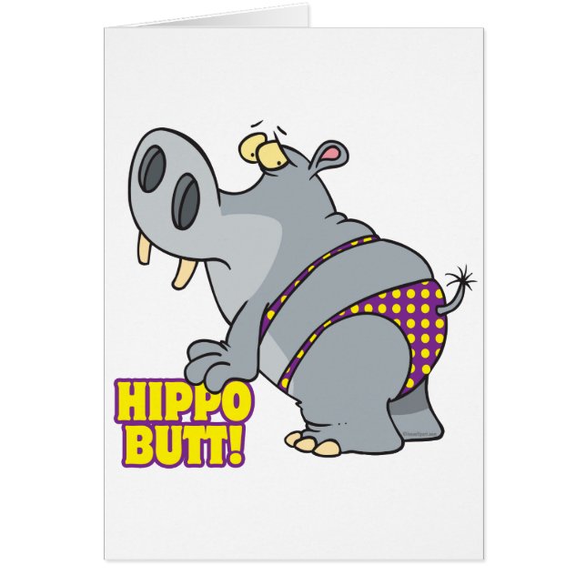 Hippo Hintern Bikini Hippopotamus (Vorne)