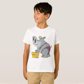 Hippo Hintern Bikini Hippopotamus T-Shirt (Vorne ganz)