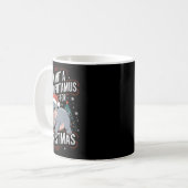 Hippo Holidays A Christmas Wunsche Kaffeetasse (Vorderseite Links)