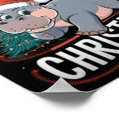 Hippo Holidays A Christmas Wunsche Poster (Ecke)