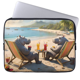 Hippo Hour: Strandcocktails und gute Zeiten, Laptopschutzhülle