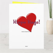 Hippo Hugs Jumbo Grußkarte Karte (Rückseite)