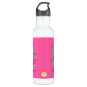Hippo Hugs Valentine Tageswasserflasche Edelstahlflasche (Vorderseite)