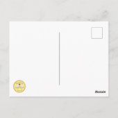 Hippo Hugs Valentinstag Postkarte Rosa (Rückseite)