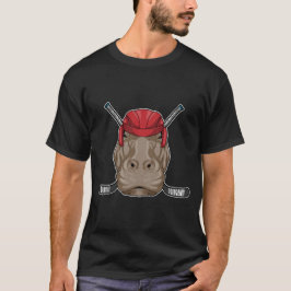 Hippo Ice Hockey Eishockeystick T-Shirt