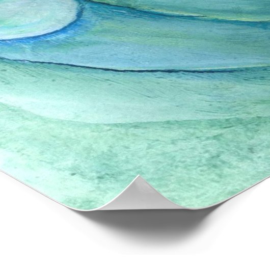 Hippo in der Badewanne Poster (Ecke)