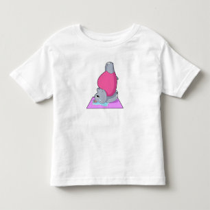 Hippo in der Yoga-Fitness Kleinkind T-shirt