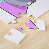Hippo in der Yoga-Fitness Puzzle (Seite)