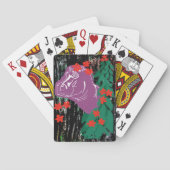 Hippo in the Garden Playing Cards Spielkarten (Rückseite)