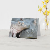Hippo Karte (Gelbe Blume)