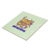 Hippo-Krake Fliese (Seite)