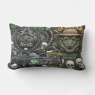 Hippo Krokodil Bouncer Muscle Car Collage | Lumba Kissen Für Draußen