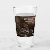 Hippo Liebe Notes, Birthday Drink Glass Glas (Vorderseite)