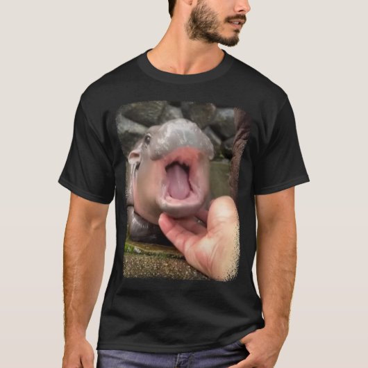 Hippo Lover Geschenke, Thailand Shirts, Moo Deng T-Shirt (Vorderseite)