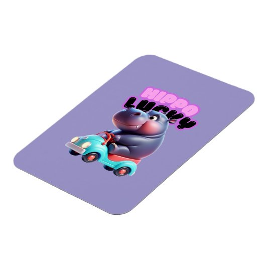 Hippo Lucky Magnet (Linke Seite)