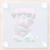 Hippo Lucky Untersetzer (Rückseite)