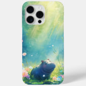 Hippo Magical Pond Meadow Case-Mate iPhone Hülle (Rückseite)