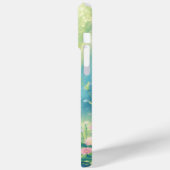 Hippo Magical Pond Meadow Case-Mate iPhone Hülle (Rückseite / Links)