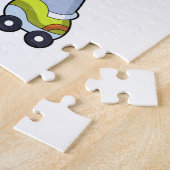 Hippo mit Roller-Skaten Puzzle (Seite)